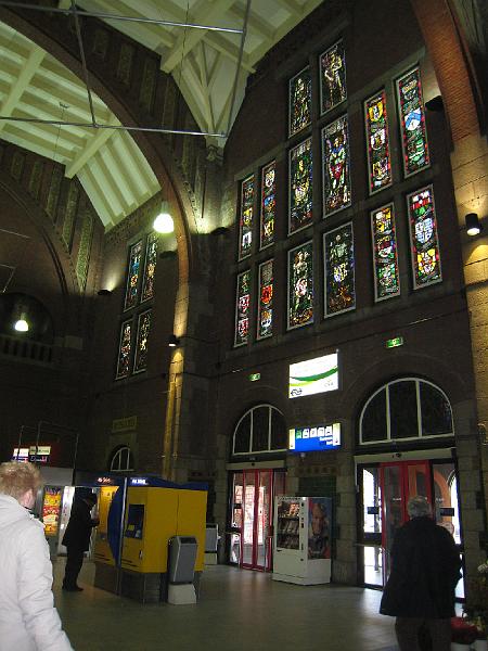 IMG_4019.JPG - The train station in Maastricht, built in 1913 to replace a wooden station that had been there since 1853. Very cool building.