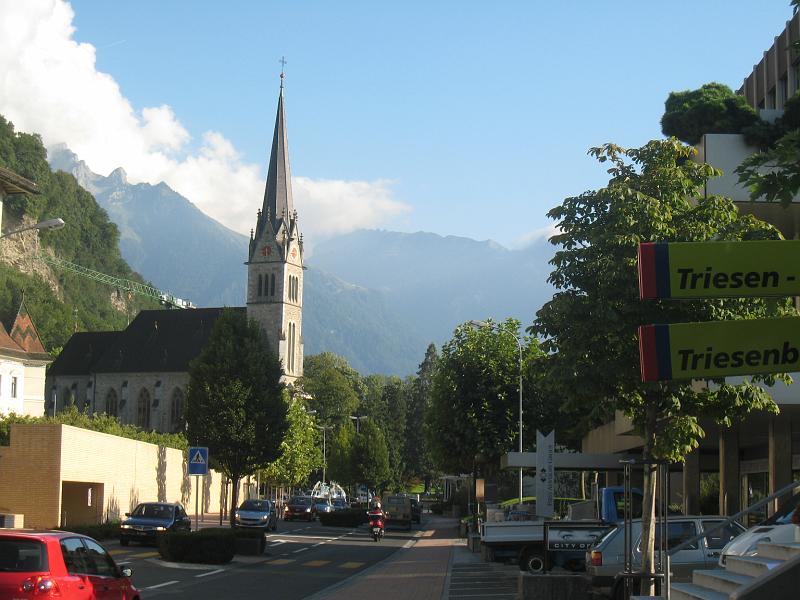 IMG_3318.JPG - Looking one way on the main street of Vaduz (the capital of Liechtenstein).